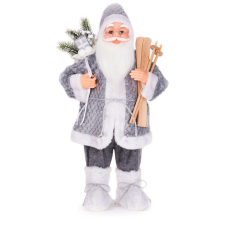 MagicHome MagicHome karácsonyi dekoráció, Álló Mikulás sítalppal, 60 cm karácsonyi dekoráció