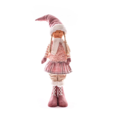 MagicHome MagicHome karácsonyi dekoráció, Lány, rózsaszín, 75 cm karácsonyi dekoráció