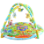 MagicToys Vidámparkos baby játszószőnyeg plüss állatokkal 77x66x50cm