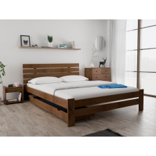 Magnat PARIS magasított ágy 120 x 200 cm, tölgyfa Ágyrács: Lamellás ágyrács, Matrac: Somnia 17 cm matrac ágy és ágykellék