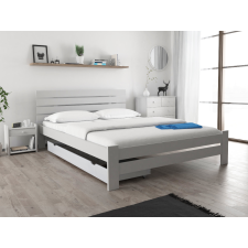 Magnat PARIS magasított ágy 160x200 cm, fehér Ágyrács: Lamellás ágyrács, Matrac: Somnia 17 cm matrac ágy és ágykellék