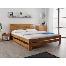 Magnat PARIS magasított ágy 160x200 cm, tölgyfa Ágyrács: Deszkás ágyráccsal, Matrac: Matrac nélkül ágy és ágykellék