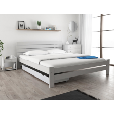 Magnat PARIS magasított ágy 180x200 cm, fehér Ágyrács: Deszkás ágyráccsal, Matrac: matrac nélkül ágy és ágykellék