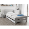 Magnat PARIS magasított ágy 80x200 cm, fehér Ágyrács: Ágyrács nélkül, Matrac: Somnia 17 cm matrac