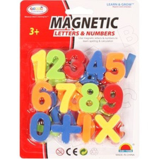  Mágneses betűk és számok 4 cm HM1175A/FM044987 kreatív és készségfejlesztő