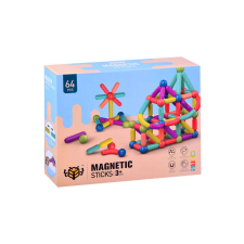 Mágneses Építőjáték 64 db-os mágneses építőjáték