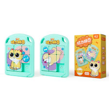  mágneses puzzles children's verzió 3x3 kocka kreatív és készségfejlesztő