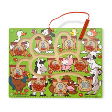 Mágneses számolós golyóvezető labirintus Melissa & Doug fajáték kreatív és készségfejlesztő