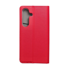 Magnet flip Magnet Samsung Galaxy S25 mágneses flip tok, piros tok és táska