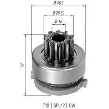 MAGNETI MARELLI fogaskerék, önindító MAGNETI MARELLI 940113020423 autóalkatrész