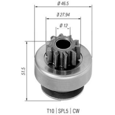 MAGNETI MARELLI fogaskerék, önindító MAGNETI MARELLI 940113020424 autóalkatrész
