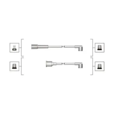 MAGNETI MARELLI gyújtókábelkészlet 941319170077 autóalkatrész