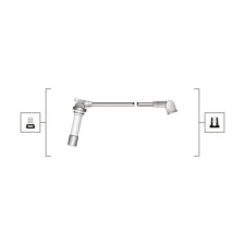 MAGNETI MARELLI gyújtókábelkészlet 941319170078 autóalkatrész