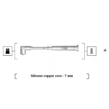 MAGNETI MARELLI gyújtókábelkészlet MAGNETI MARELLI 941045340520 autóalkatrész