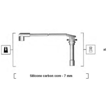 MAGNETI MARELLI gyújtókábelkészlet MAGNETI MARELLI 941255070817 autóalkatrész