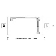 MAGNETI MARELLI gyújtókábelkészlet MAGNETI MARELLI 941295130884 autóalkatrész