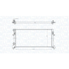MAGNETI MARELLI hűtő, motorhűtés MAGNETI MARELLI 350213166200 autóalkatrész