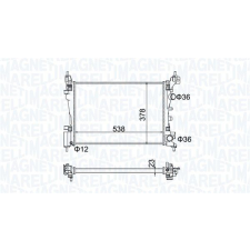 MAGNETI MARELLI hűtő, motorhűtés MAGNETI MARELLI 350213186700 autóalkatrész