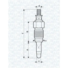 MAGNETI MARELLI izzítógyertya 062900056304 autóalkatrész