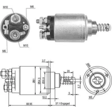 MAGNETI MARELLI mágneskapcsoló, önindító 940113050389 autóalkatrész