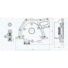 MAGNETI MARELLI olajszivattyú 351516000017 autóalkatrész
