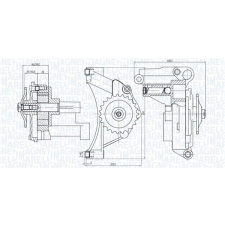 MAGNETI MARELLI olajszivattyú MAGNETI MARELLI 351516000014 autóalkatrész