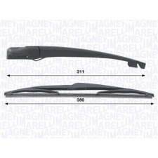 MAGNETI MARELLI Törlőkarkészlet, szélvédő tisztítás MAGNETI MARELLI 000723180442 autóalkatrész