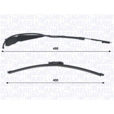 MAGNETI MARELLI Törlőkarkészlet, szélvédő tisztítás MAGNETI MARELLI 000723180458 autóalkatrész