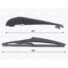 MAGNETI MARELLI Törlőkarkészlet, szélvédő tisztítás MAGNETI MARELLI 000723180472 autóalkatrész