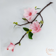  Magnólia ág dekorációs kellék