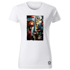 Magnolion 3d absztrakt fantázia v1 női póló - 19 szín, XS-2XL női póló