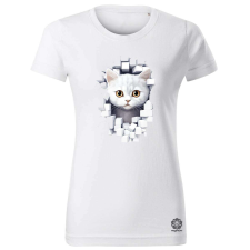Magnolion 3d cica v1 női póló - 19 szín, XS-2XL női póló