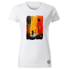Magnolion Absztrakt baralangrajz v2 női póló - 19 szín, XS-2XL