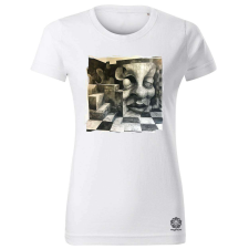 Magnolion Absztrakt bohóc v14 női póló - 19 szín, XS-2XL női póló