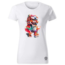 Magnolion Absztrakt Fu kutya v2 női póló - 19 szín, XS-2XL női póló