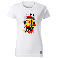Magnolion Absztrakt űrállomás v2 női póló - 19 szín, XS-2XL