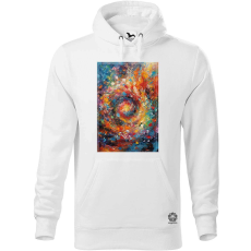 Magnolion Absztrakt zűrzavar spirál v1 férfi pulóver - 19 szín, S-5XL