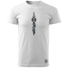 Magnolion Algiz rúna v4 férfi póló - 19 szín, S-3XL férfi póló