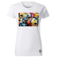 Magnolion Amerikai foci graffiti v1 női póló - 19 szín, XS-2XL