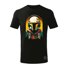 Magnolion Anime Boba Fett fanart v3 gyerek póló - 11 szín, 4-12 éves