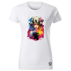 Magnolion Anime cyberpunk fantázia v13 női póló - 19 szín, XS-2XL