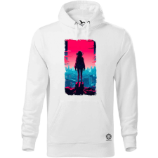 Magnolion Anime lány pózol v15 férfi pulóver - 19 szín, S-5XL férfi pulóver, kardigán