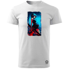 Magnolion Anime lány pózol v18 férfi póló - 19 szín, S-3XL férfi póló