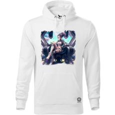 Magnolion Anime lány űrhajóban v3 férfi pulóver - 19 szín, S-5XL