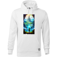 Magnolion Anime tájkép v2 férfi pulóver - 19 szín, S-5XL