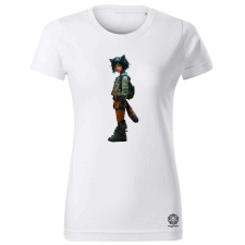Magnolion antropomorf róka lány v3 női póló - 19 szín, XS-2XL női póló