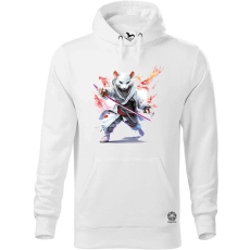 Magnolion Antropomorf szamuráj egér v2 férfi pulóver - 19 szín, S-5XL