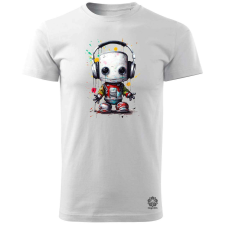 Magnolion Baby robot v8 férfi póló - 19 szín, S-3XL férfi póló