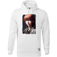 Magnolion Barna hajú anime lány férfi pulóver - 19 szín, S-5XL férfi pulóver, kardigán