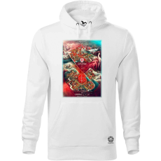 Magnolion Belső térkép Viking város norvég Kattegat 4/1 férfi pulóver - 19 szín, S-5XL